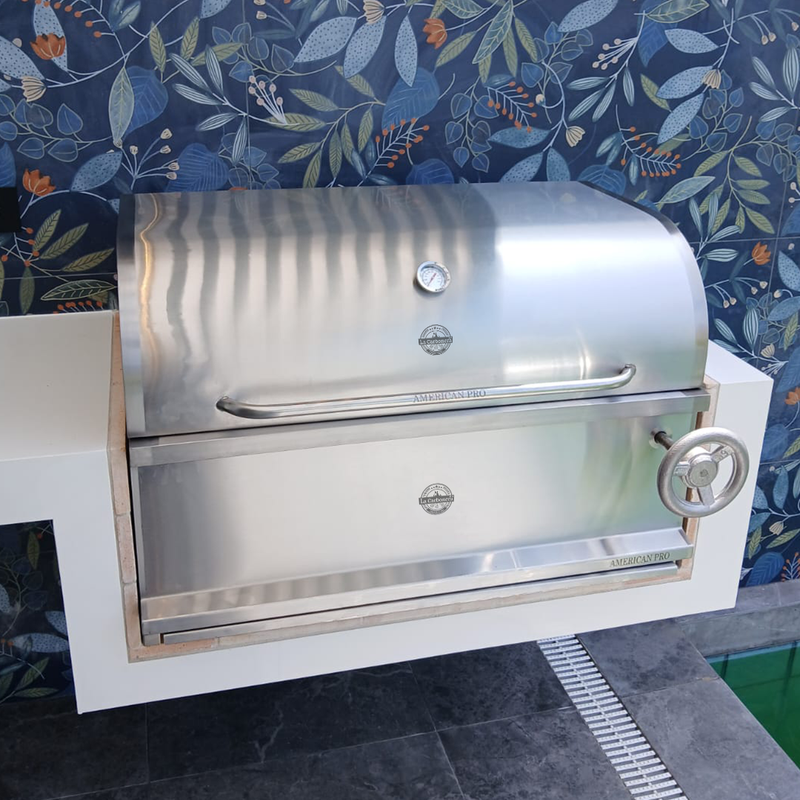 Cargue la imagen en el visor de la galería, Parrilla Empotrable American Pro – 70 x 50 cm – Acero Inoxidable | La Carbonera Grill