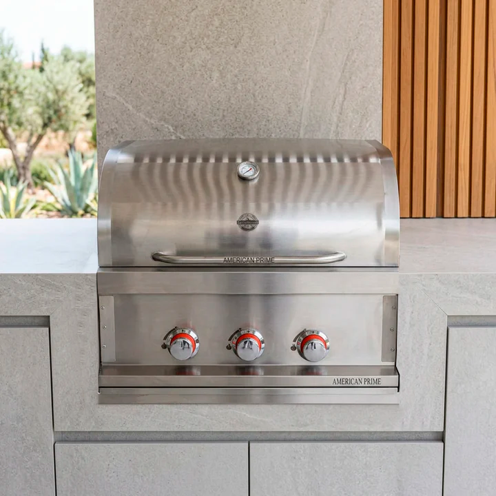 Cargue la imagen en el visor de la galería, Parrilla Empotrable a Gas American Prime – 64 x 57 cm – Acero Inoxidable | La Carbonera Grill