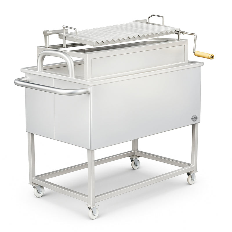 Cargue la imagen en el visor de la galería, Caja China Steel Pro – 60 × 40 × 70 cm | La Carbonera Grill