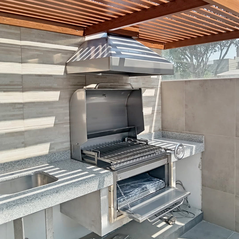 Cargue la imagen en el visor de la galería, Campana Para Parrilla – Modelo Cónico | La Carbonera Grill