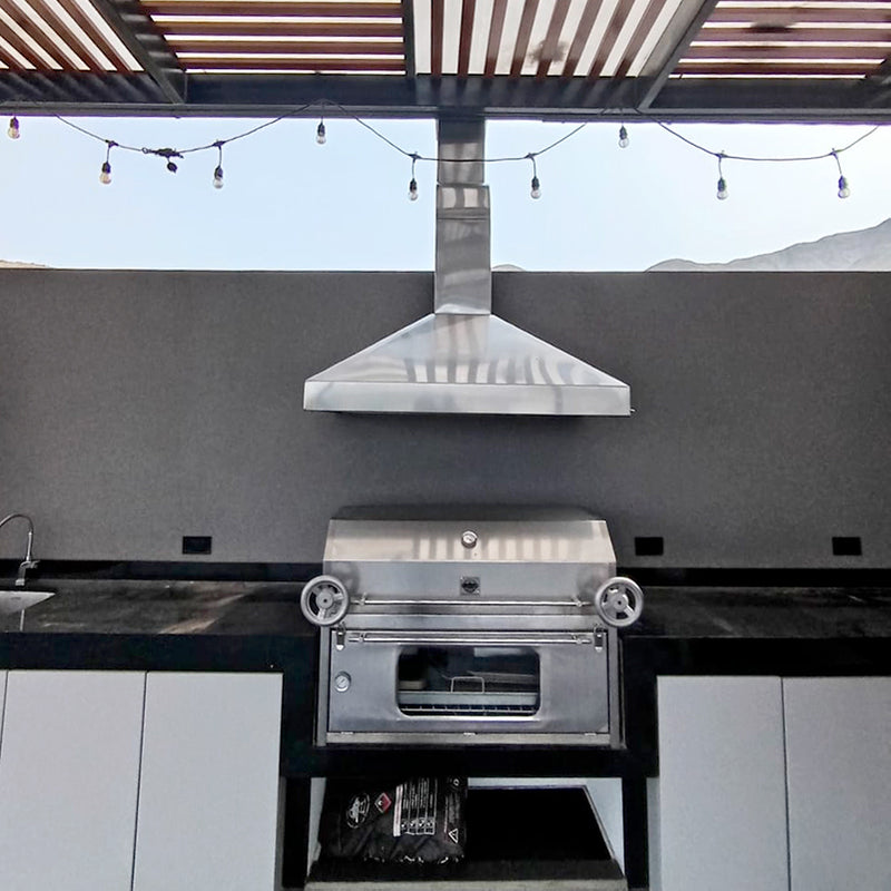 Cargue la imagen en el visor de la galería, Campana Para Parrilla – Modelo Cónico | La Carbonera Grill