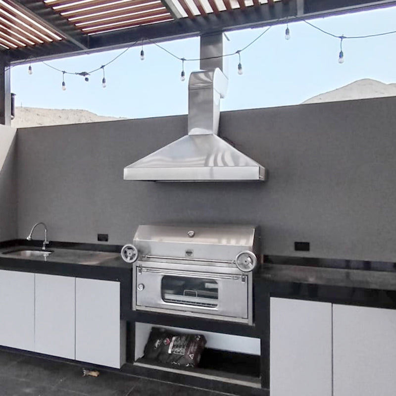 Cargue la imagen en el visor de la galería, Campana Para Parrilla – Modelo Cónico | La Carbonera Grill