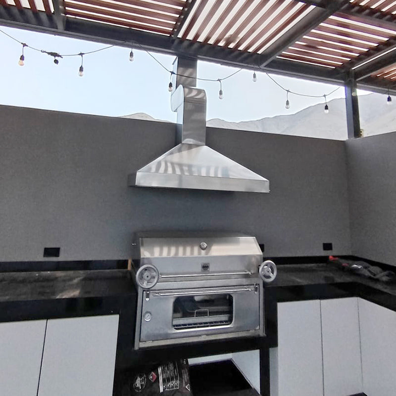 Cargue la imagen en el visor de la galería, Campana Para Parrilla – Modelo Cónico | La Carbonera Grill