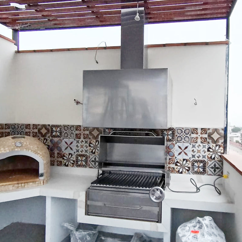 Cargue la imagen en el visor de la galería, Campana Para Parrilla – Modelo Cuadrado | La Carbonera Grill