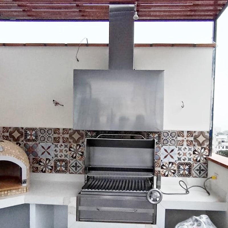 Cargue la imagen en el visor de la galería, Campana Para Parrilla – Modelo Cuadrado | La Carbonera Grill