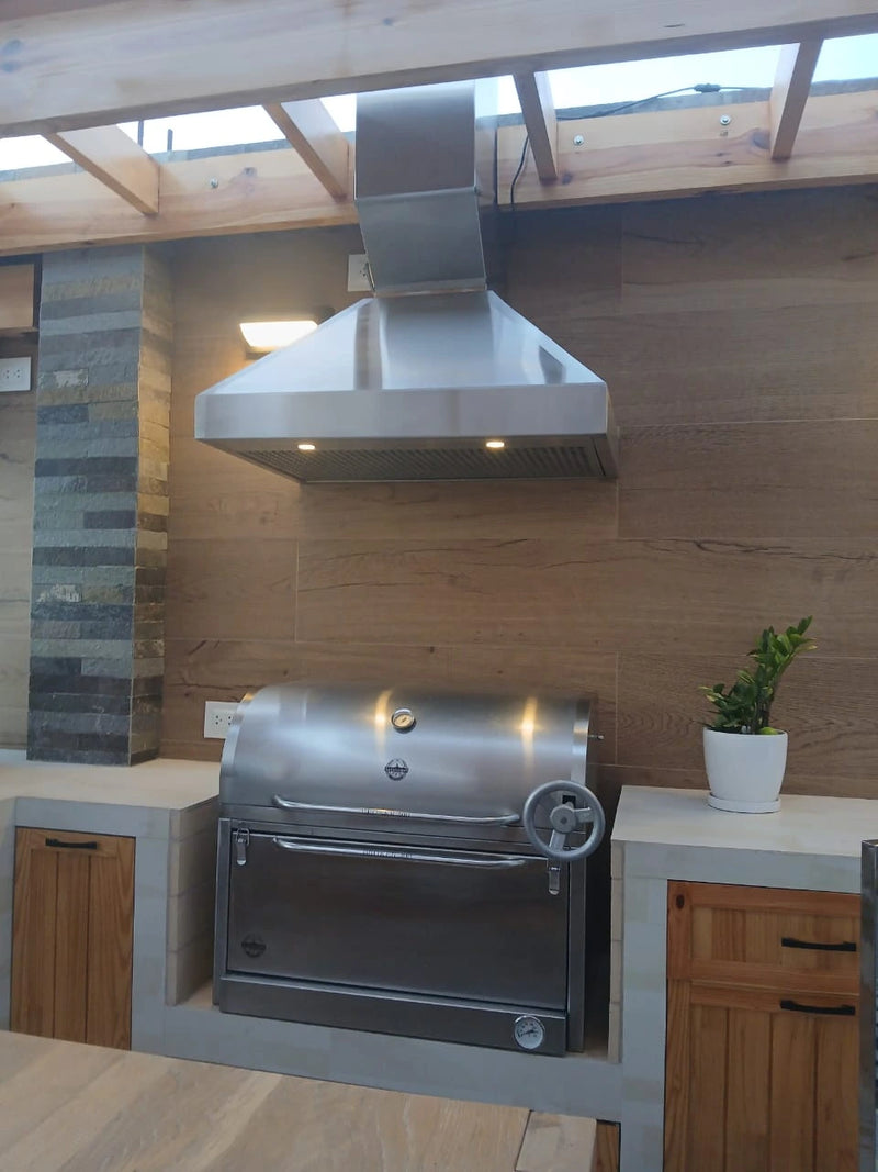 Cargue la imagen en el visor de la galería, Campana Para Parrilla – Modelo Cónico | La Carbonera Grill