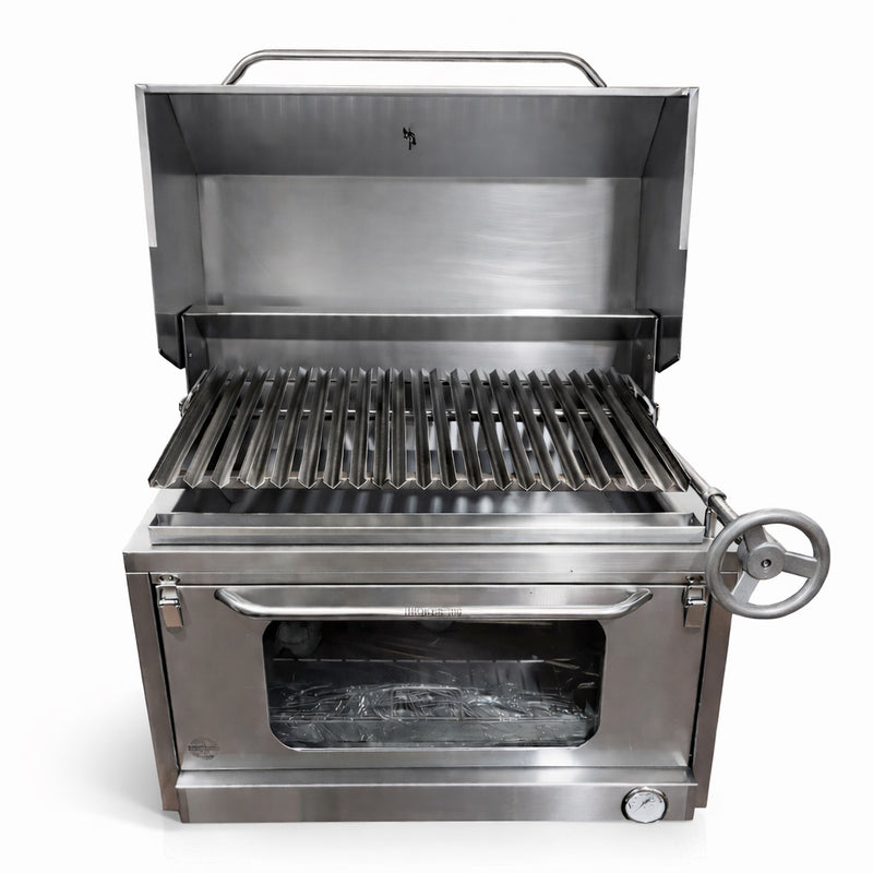 Cargue la imagen en el visor de la galería, Parrilla Empotrable con Caja China Broker 700 — La Carbonera Grill (70×50×42 cm)
