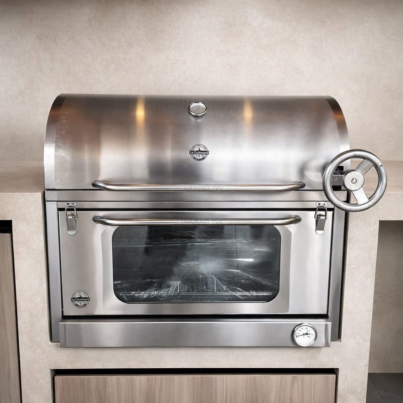 Cargue la imagen en el visor de la galería, Parrilla Empotrable con Caja China Broker 700 — La Carbonera Grill (70×50×42 cm)