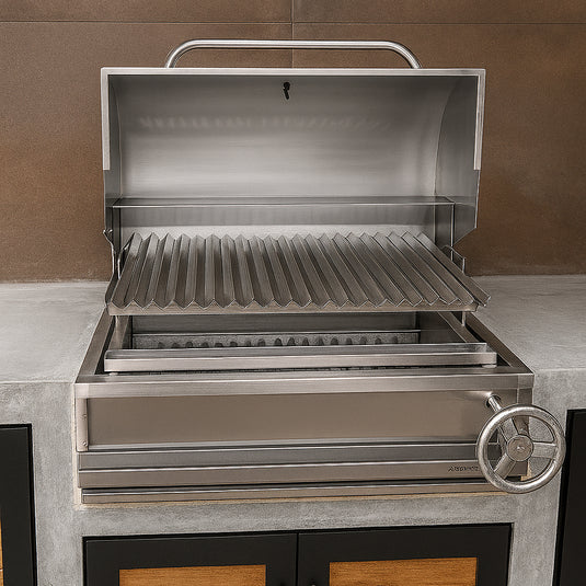 Parrilla Empotrable American Pro – 70 x 50 cm – Acero Inoxidable | La Carbonera Grill