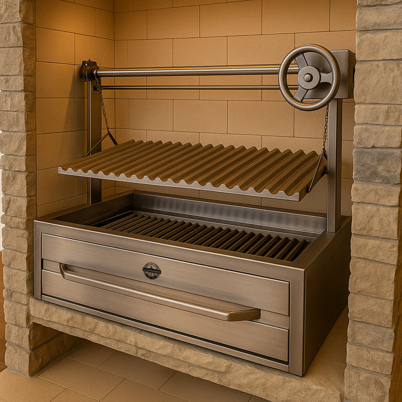 Cargue la imagen en el visor de la galería, Parrilla Empotrable – Modelo Master 200 – 70 x 50 cm | La Carbonera Grill