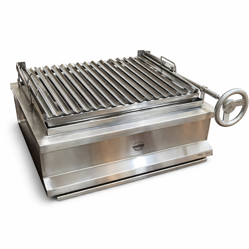 Cargue la imagen en el visor de la galería, Parrilla Empotrable Pro 350 — La Carbonera Grill (70×50×25 cm)