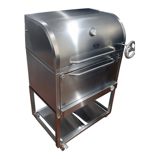 Parrilla Movible con Caja China – Modelo Broker 300 – 70 × 50 × 85 cm | La Carbonera Grill
