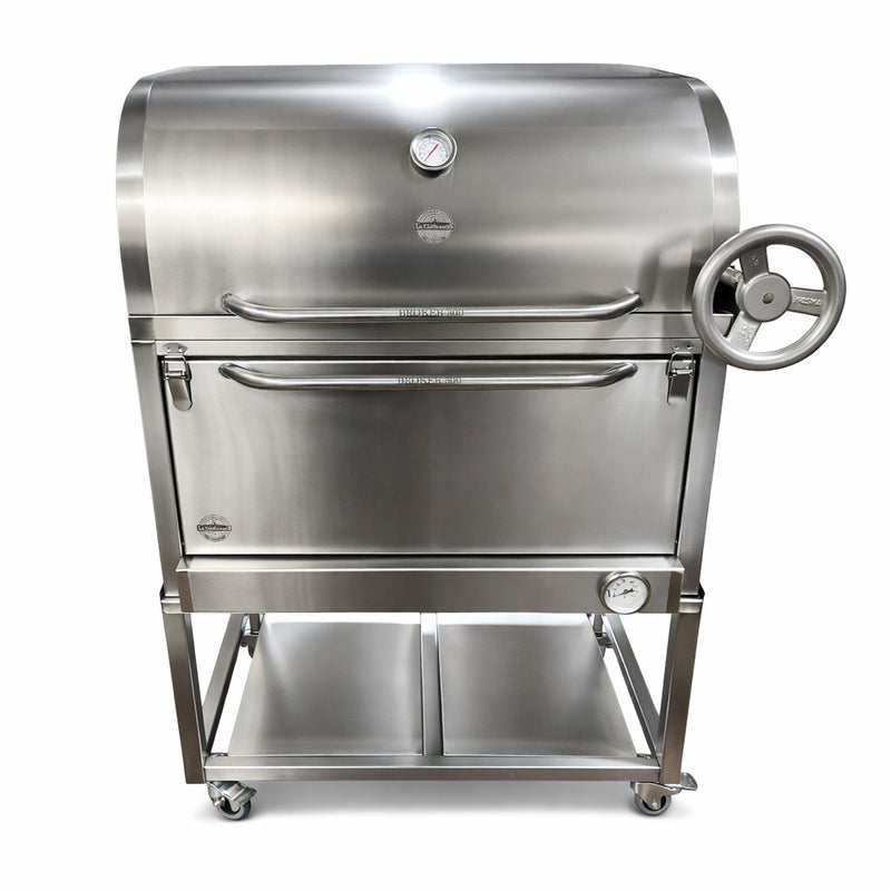 Cargue la imagen en el visor de la galería, Parrilla Movible con Caja China Broker 300 — La Carbonera Grill (AISI 304)
