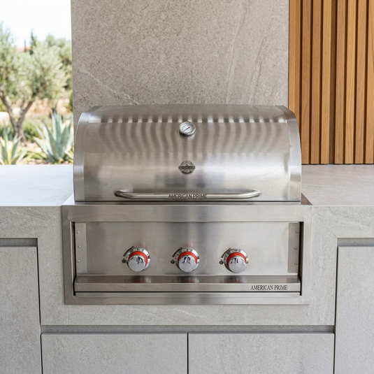 Parrilla Empotrable a Gas American Prime – 64 x 57 cm – Acero Inoxidable | La Carbonera Grill