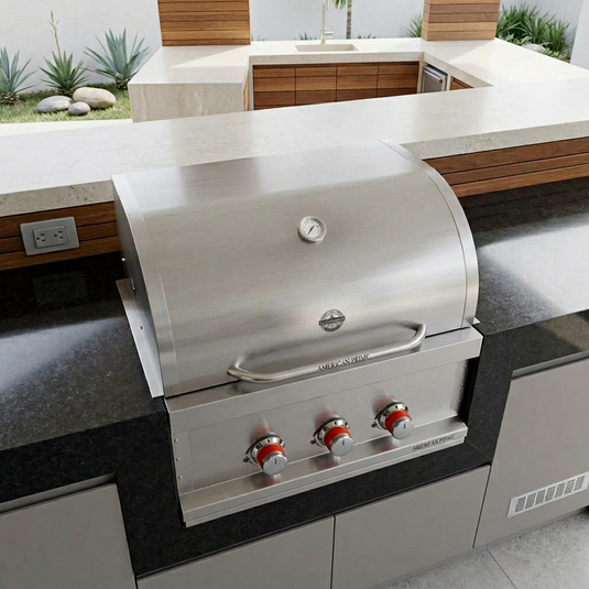 Parrilla Empotrable a Gas American Prime – 64 x 57 cm – Acero Inoxidable | La Carbonera Grill