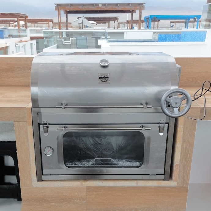 Parrilla Empotrable con Horno Tipo Caja China - Modelo Broker 700