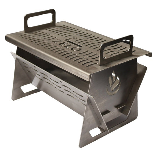 Parrilla desmontable pequeña de acero