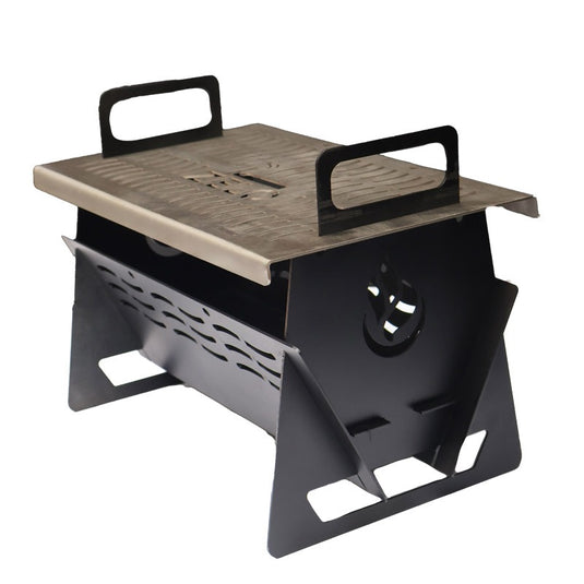 Parrilla desmontable en acero al carbono
