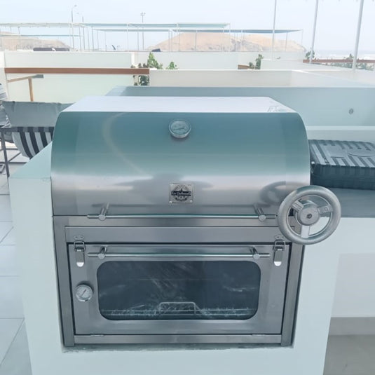 Parrilla Empotrable con Horno Tipo Caja China - Modelo Broker 700