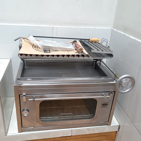 Parrilla Empotrable con Horno Tipo Caja China - Modelo Broker 500