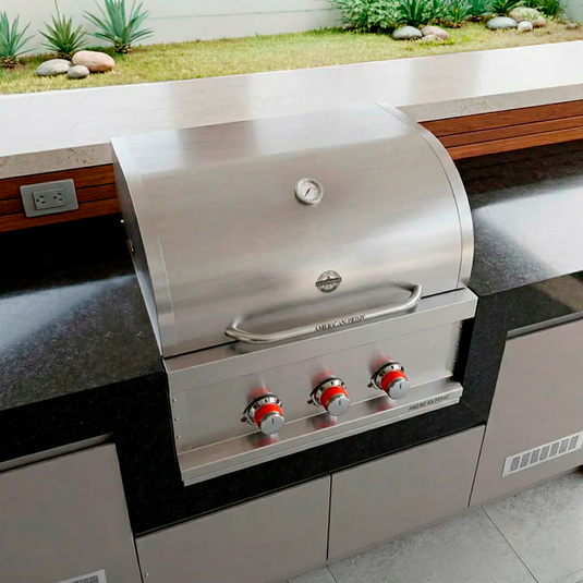 Parrilla Empotrable a Gas American Prime – 64 x 57 cm – Acero Inoxidable | La Carbonera Grill