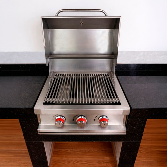 Parrilla Empotrable a Gas American Prime – 64 x 57 cm – Acero Inoxidable | La Carbonera Grill