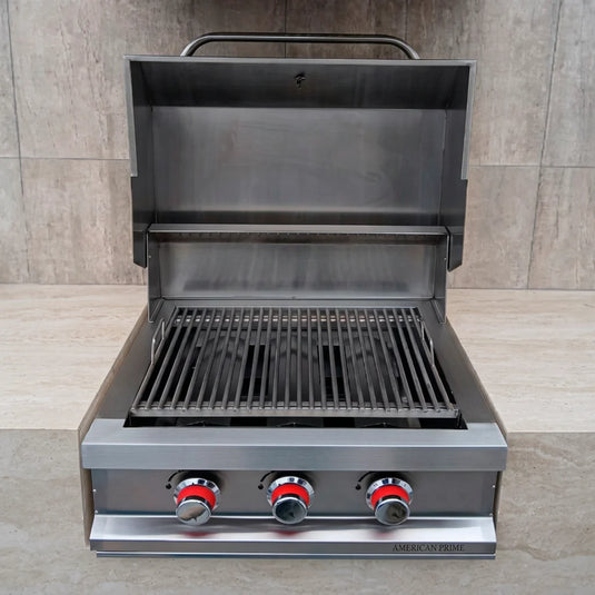 Parrilla Empotrable a Gas American Prime – 64 x 57 cm – Acero Inoxidable | La Carbonera Grill