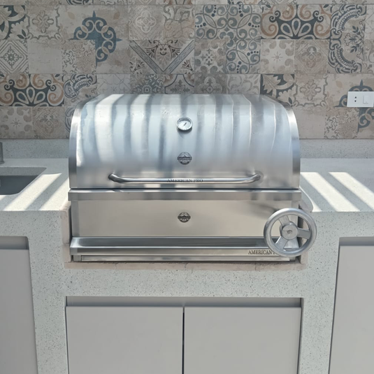 Parrilla Empotrable American Pro – 70 x 50 cm – Acero Inoxidable | La Carbonera Grill