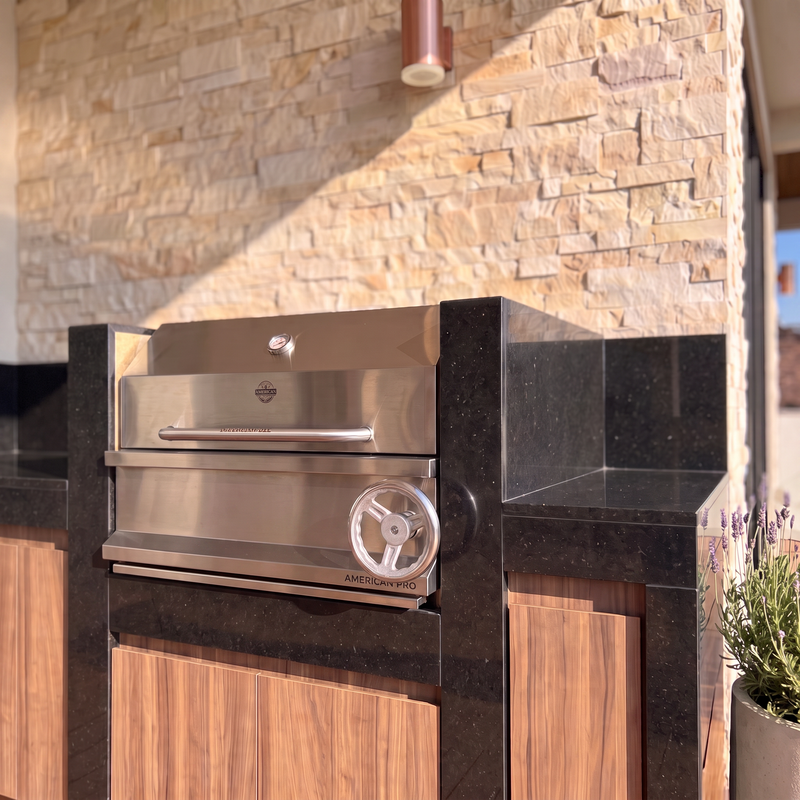 Cargue la imagen en el visor de la galería, Parrilla Empotrable American Pro – 70 x 50 cm – Acero Inoxidable | La Carbonera Grill
