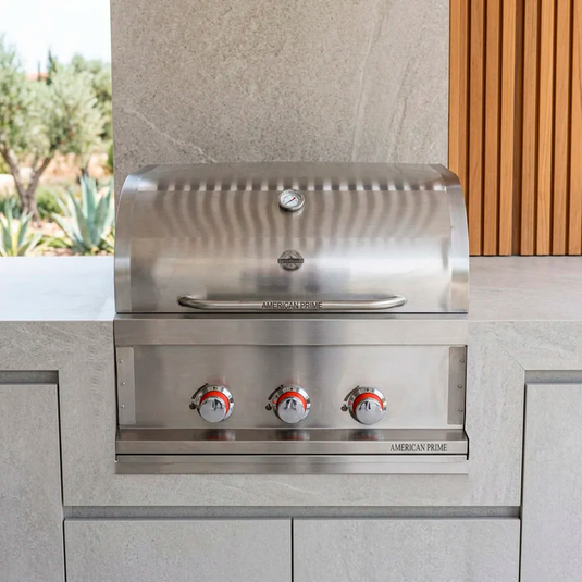 Parrilla Empotrable a Gas American Prime – 64 x 57 cm – Acero Inoxidable | La Carbonera Grill