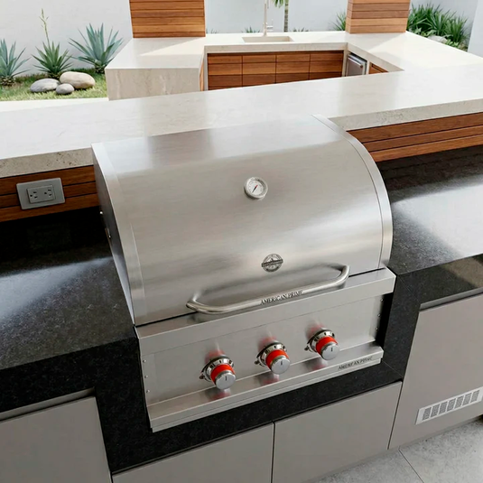 Parrilla Empotrable a Gas American Prime – 64 x 57 cm – Acero Inoxidable | La Carbonera Grill