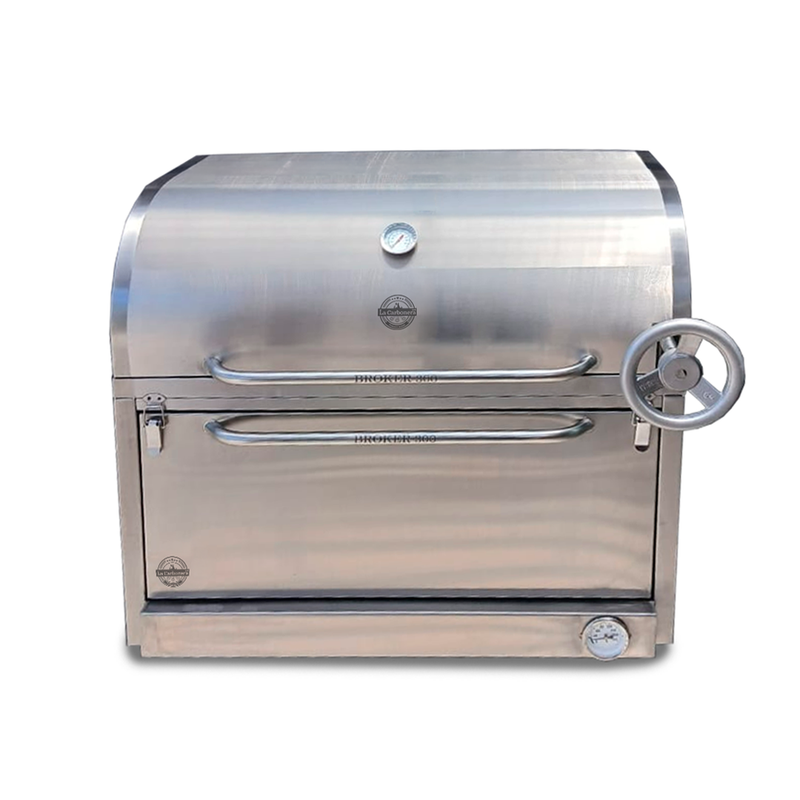 Cargue la imagen en el visor de la galería, Parrilla Empotrable con Caja China – Modelo Broker 300 – 70 x 50 x 42 cm | La Carbonera Grill
