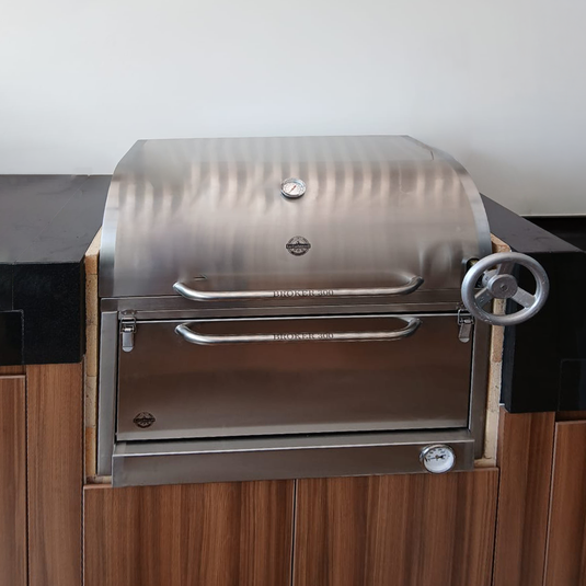 Parrilla Empotrable con Caja China – Modelo Broker 300 – 70 x 50 x 42 cm | La Carbonera Grill