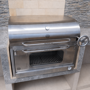 Parrilla Empotrable con Caja China Broker 700 — La Carbonera Grill (70×50×42 cm)