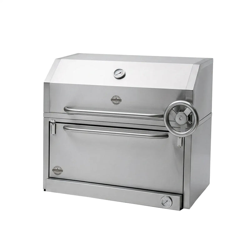 Cargue la imagen en el visor de la galería, Parrilla Empotrable con Caja China – Modelo Broker 300 – 70 x 50 x 42 cm | La Carbonera Grill
