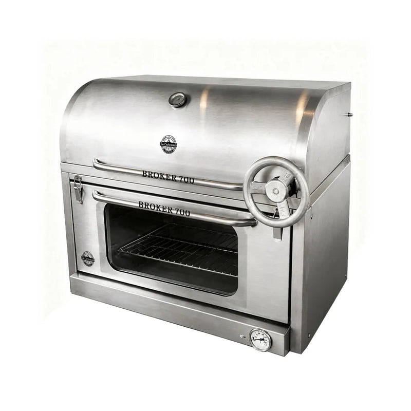 Cargue la imagen en el visor de la galería, Parrilla Empotrable con Caja China Broker 700 — La Carbonera Grill (70×50×42 cm)
