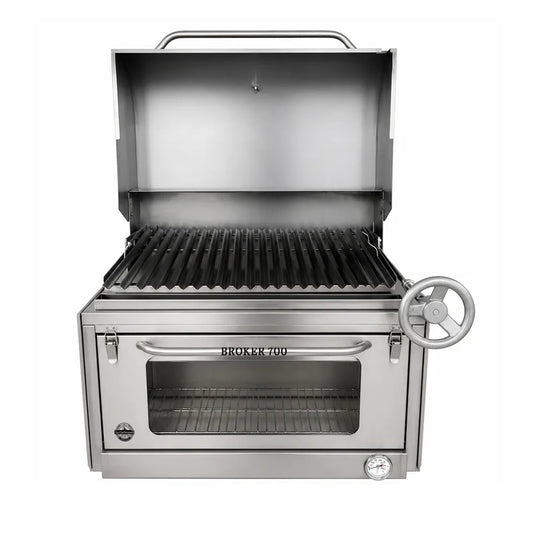 Parrilla Empotrable con Caja China Broker 700 — La Carbonera Grill (70×50×42 cm)