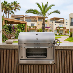 Parrilla Empotrable con Caja China Broker 700 — La Carbonera Grill (70×50×42 cm)