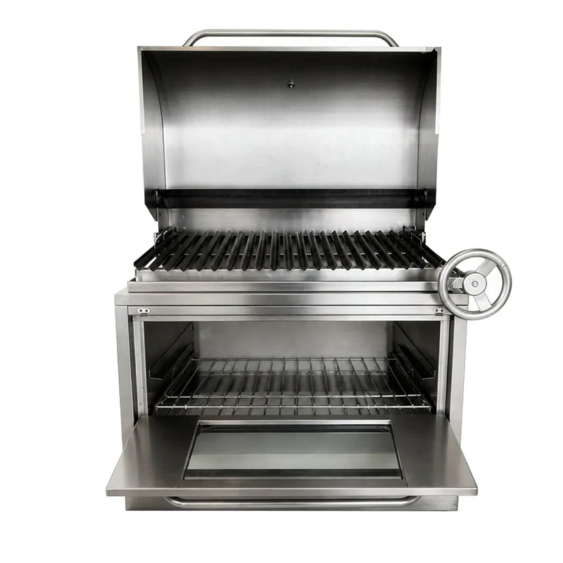 Cargue la imagen en el visor de la galería, Parrilla Empotrable con Caja China Broker 700 — La Carbonera Grill (70×50×42 cm)
