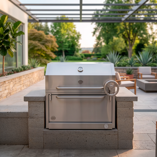 Parrilla Empotrable con Caja China – Modelo Broker 300 – 70 x 50 x 42 cm | La Carbonera Grill