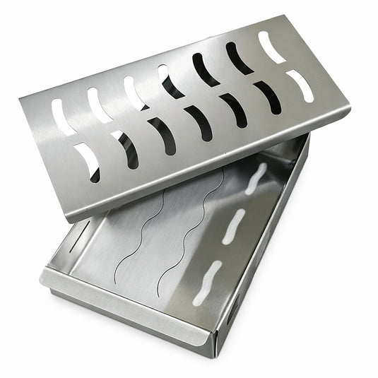 Caja Ahumadora para Parrilla — La Carbonera Grill (22×10×5 cm)