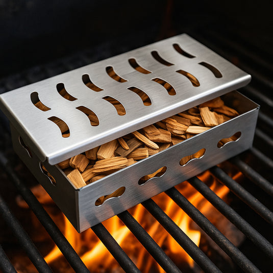 Caja Ahumadora de Acero Inoxidable | La Carbonera Grill