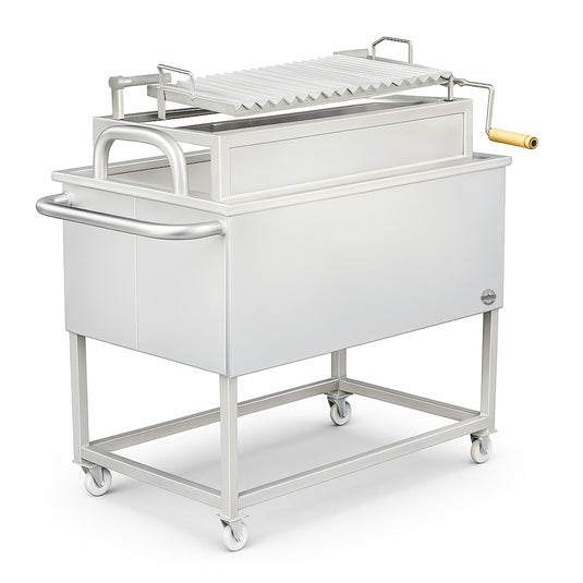Caja China Steel Pro – 60 × 40 × 70 cm | La Carbonera Grill