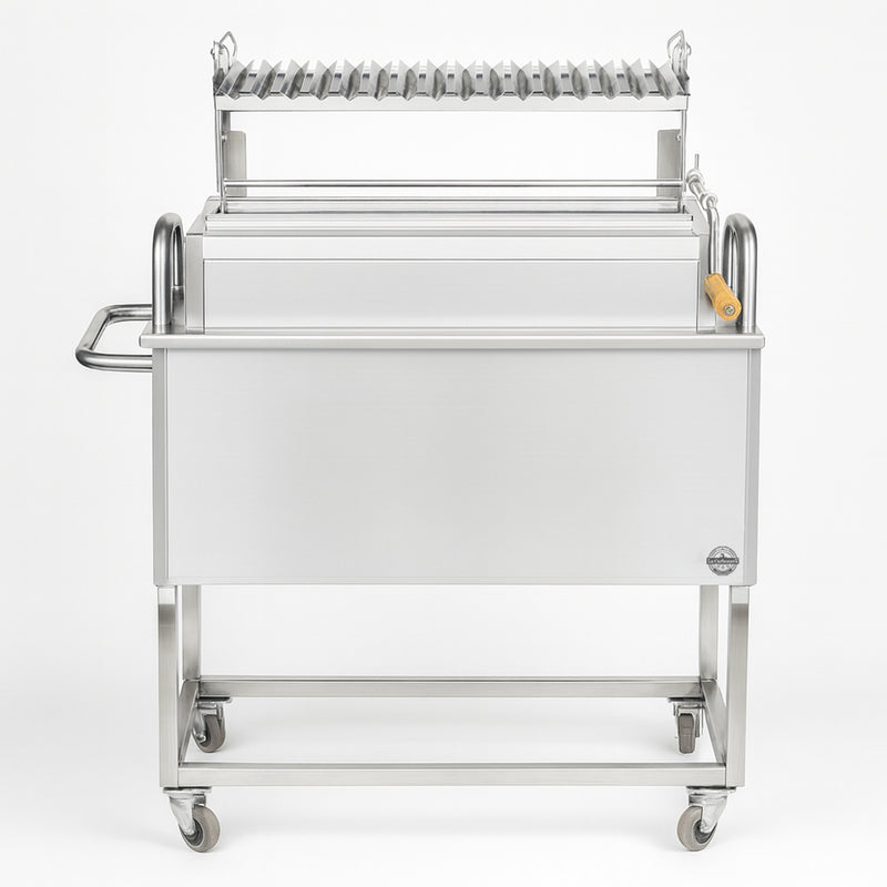 Cargue la imagen en el visor de la galería, Caja China Steel Pro – 60 × 40 × 70 cm | La Carbonera Grill
