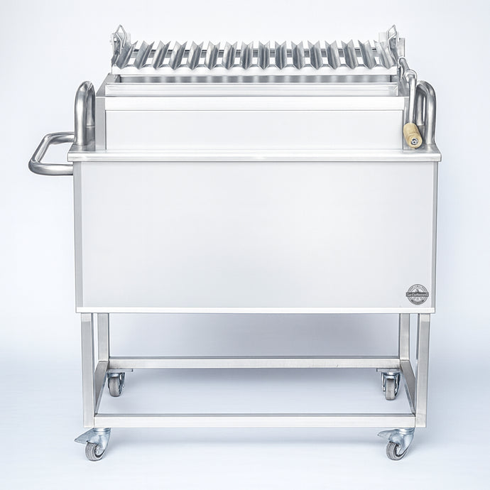 Caja China Steel Pro – 60 × 40 × 70 cm | La Carbonera Grill