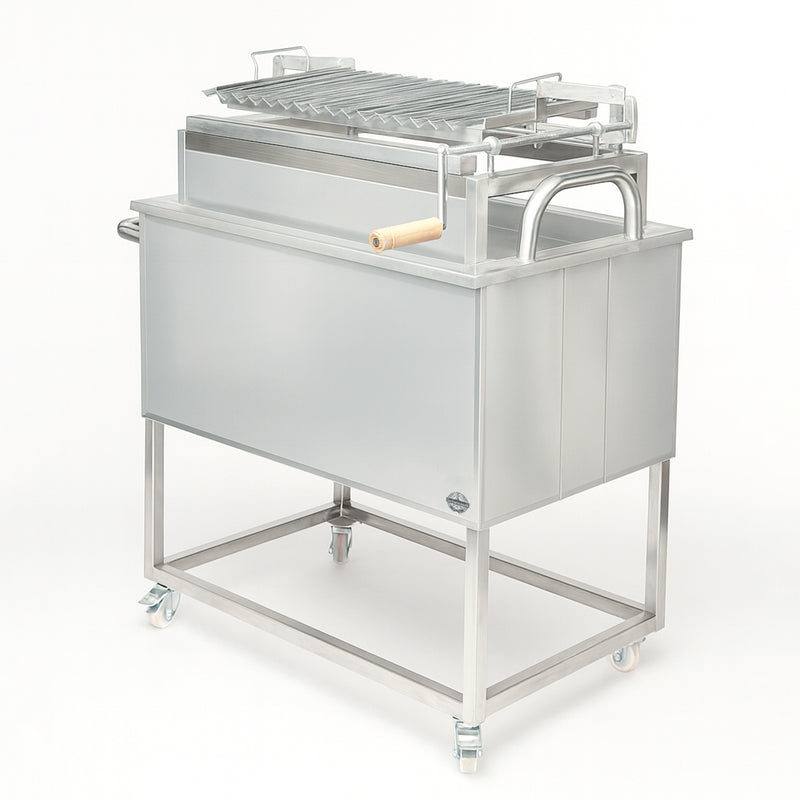 Cargue la imagen en el visor de la galería, Caja China Steel Pro – 60 × 40 × 70 cm | La Carbonera Grill
