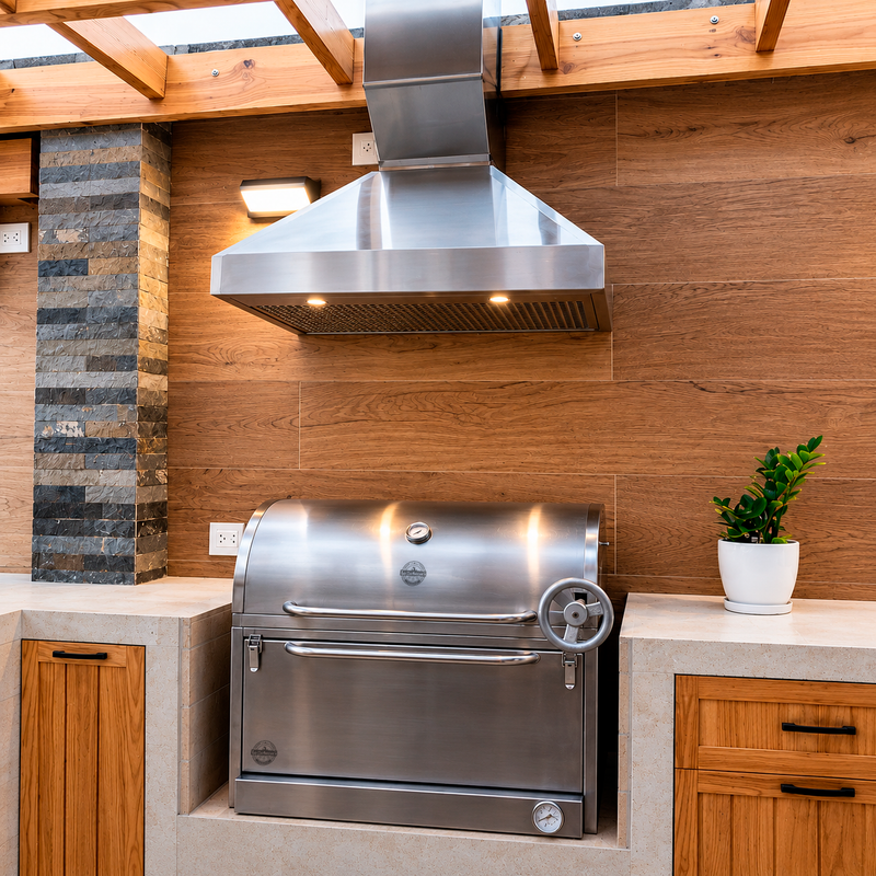 Cargue la imagen en el visor de la galería, Campana Para Parrilla – Modelo Cónico | La Carbonera Grill
