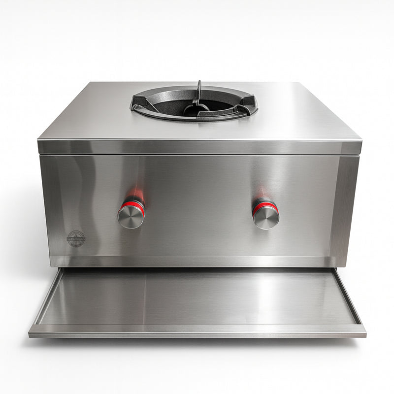 Cargue la imagen en el visor de la galería, Cocina Empotrable de Acero Inoxidable – 50 × 50 × 25 cm | La Carbonera Grill
