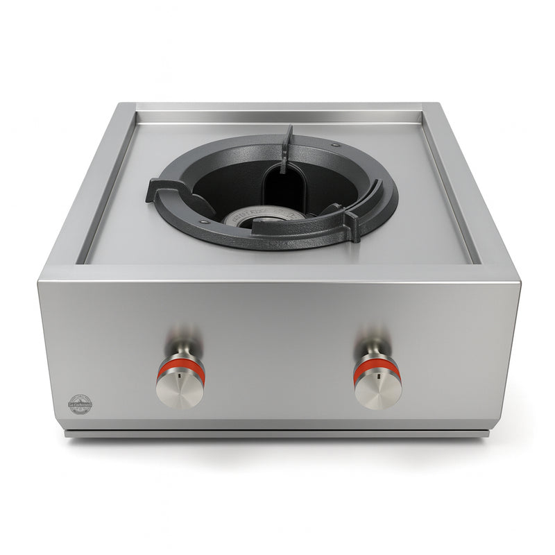 Cargue la imagen en el visor de la galería, Cocina Empotrable de Acero Inoxidable con Tapa – 50 × 50 × 25 cm | La Carbonera Grill
