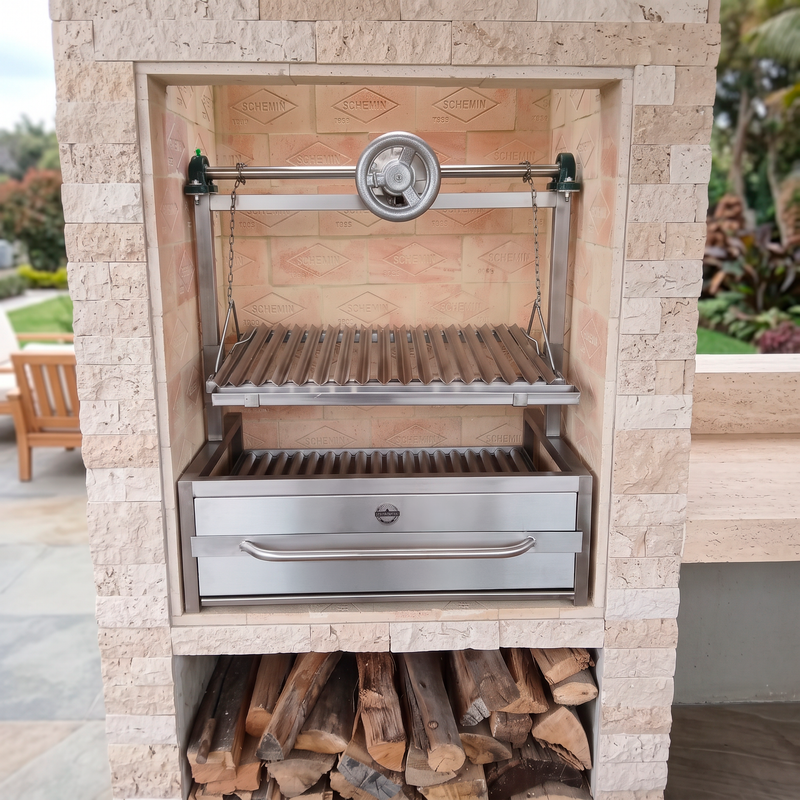 Cargue la imagen en el visor de la galería, Parrilla Empotrable – Modelo Master 200 – 70 x 50 cm | La Carbonera Grill
